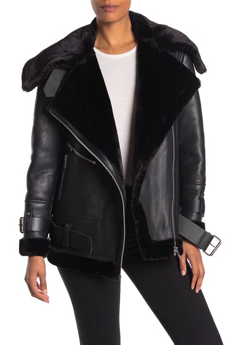 celine faux fur jacket